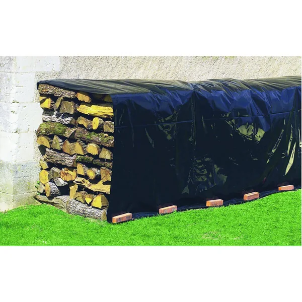 Abdeckplane - "Protectfilm" - 3 x 50 m - Schwarz