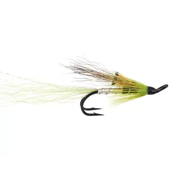Ally Shrimp Greenyellow mosca salmón