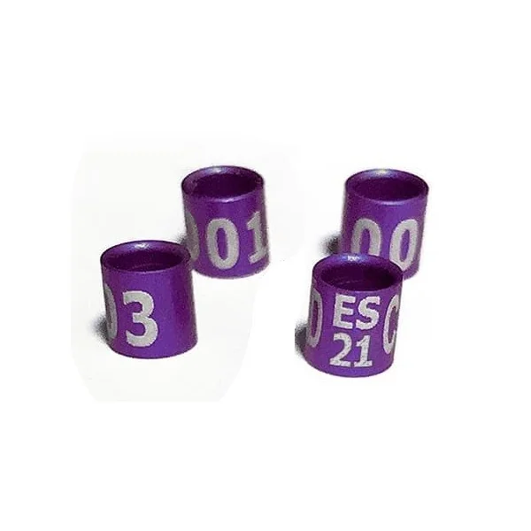 ANILLA 2022 Policarbonato 3mm x 25 uds.CANARIOS