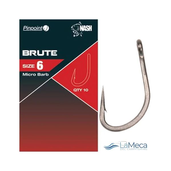 ANZUELO NASH BRUTE TALLA 8 (CON MUERTE)