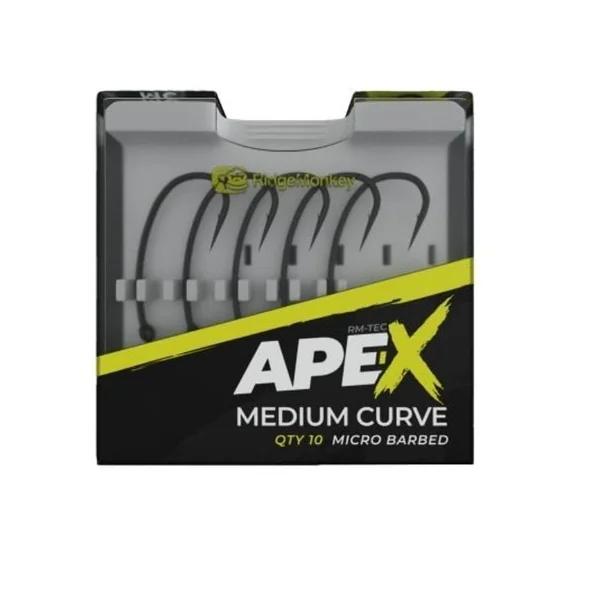 ANZUELO RIDGEMONKEY Ape-X Medium Curve (Diferentes opc)