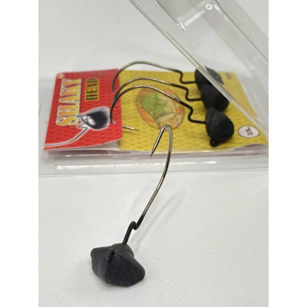 Anzuelos AGR Shaky Head Matte Black 3/0 - Imagen 2
