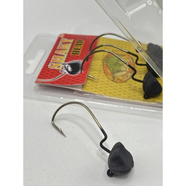 Anzuelos AGR Shaky Head Matte Black 3/0 - Imagen 4