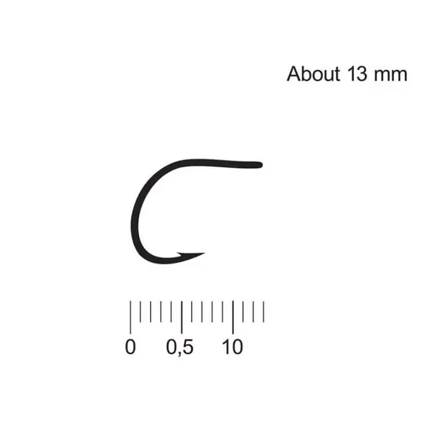 Anzuelos para secas - 24 pcas. - #10 (13 mm)