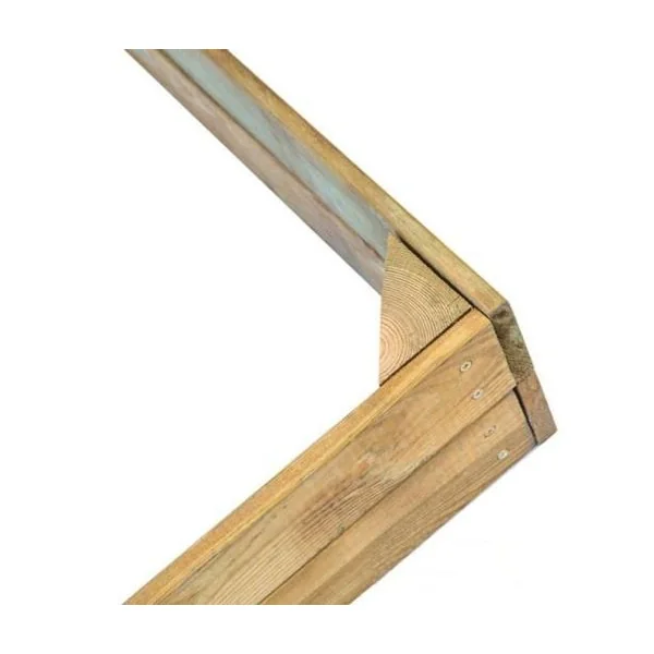 Arenero de madera con cubierta superior