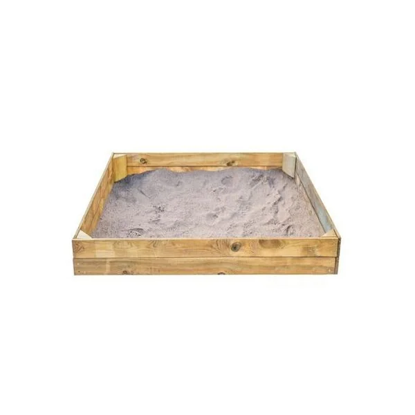 Arenero de madera con cubierta superior - Imagen 4