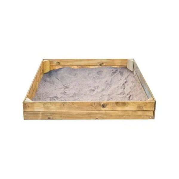 Arenero de madera con cubierta superior - Imagen 5