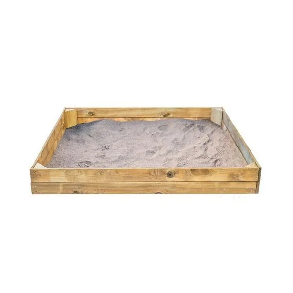 Arenero de madera con cubierta superior - Imagen 6