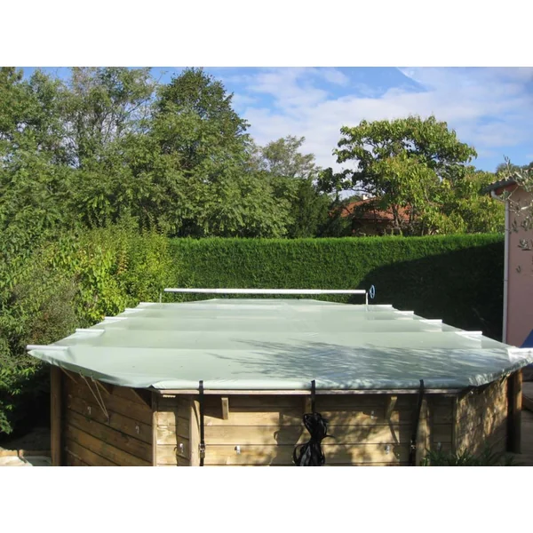 Bache à barre "Coverwood" pour piscine Sunrise - Bleu
