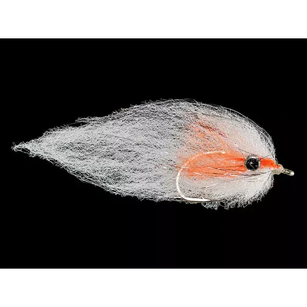 Bait King White Orange - 8-12 cm streamer lucio