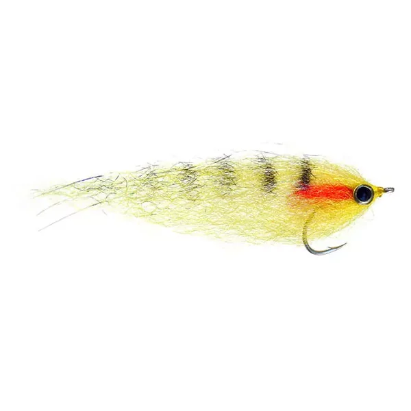 Bait King Yellow Red - 8-12 cm streamer lucio