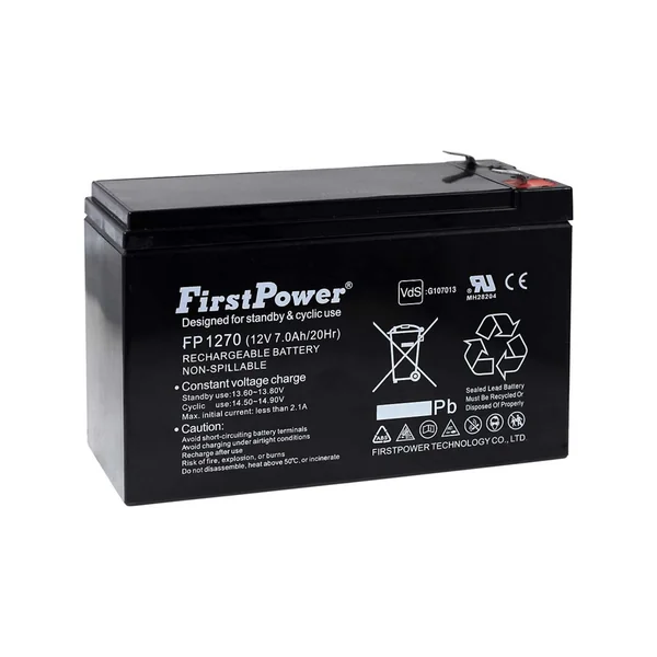 Batería FIRSTPOWER para FIAMM FG20722