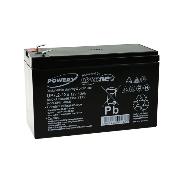 Batería POWERY para UPS APC Back-UPS CS350
