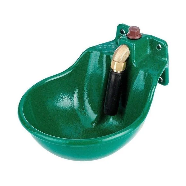 Bebedero de aluminio con empujador automatico para caballos - Imagen 2