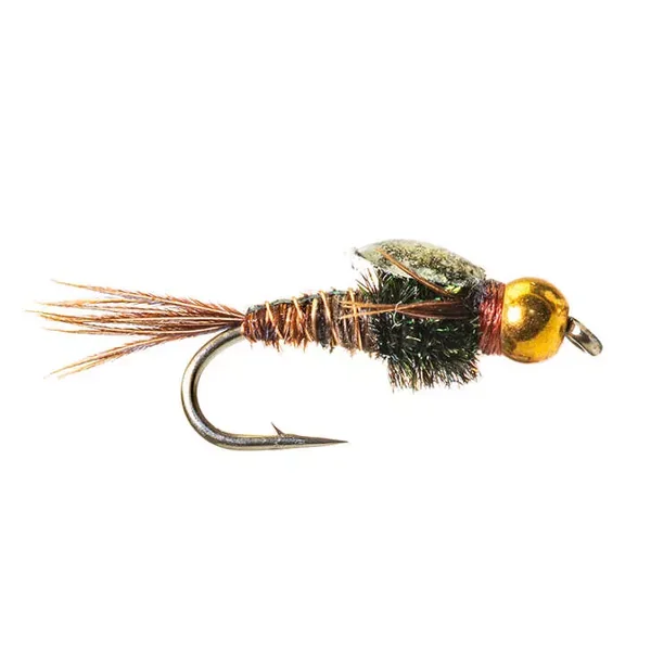 BH Sparkle Back Pheasant Tail ninfa con bola - Imagen 3