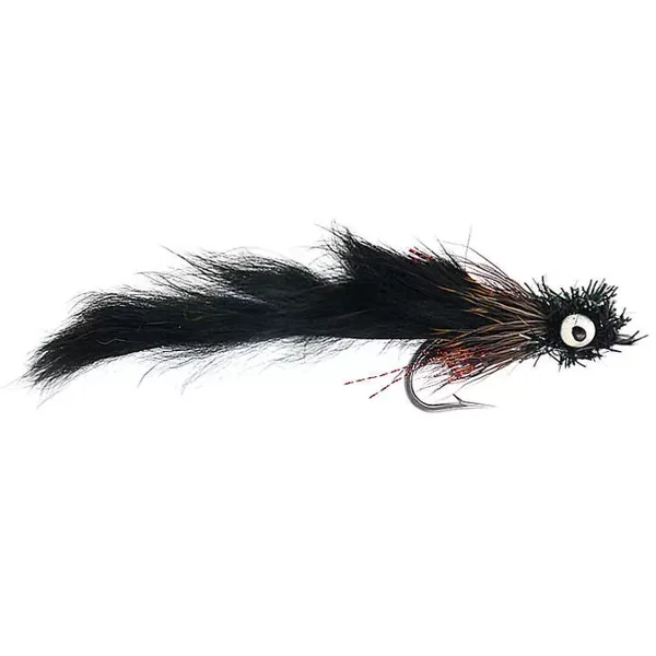 Black Fritz Zonker Weight Sinking streamer lucio