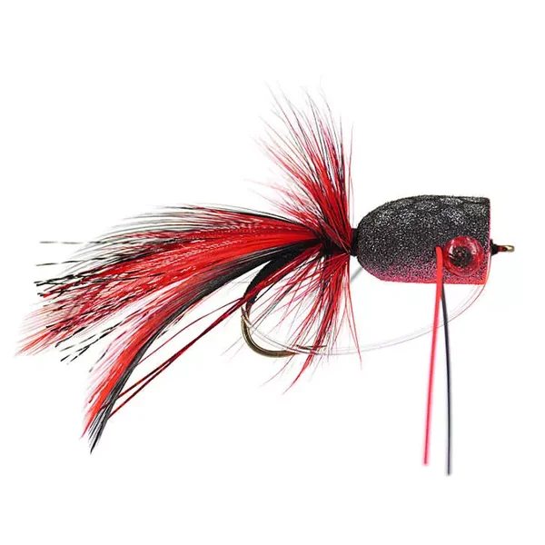 Black Trapper Popper Superb streamer