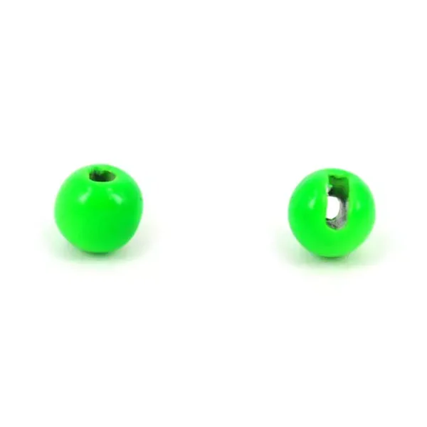 Bolas tungsteno con ranura - FLUO VERDE - 100 pcas.