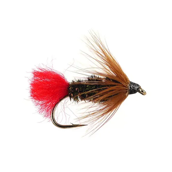 Brown Hackle Peacock mosca agohada