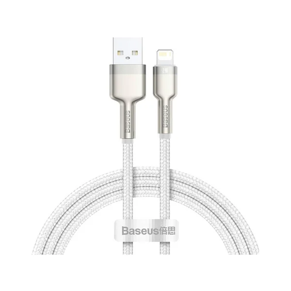 Cable BASEUS Cafule Series (Lightning - 1m - Blanco)