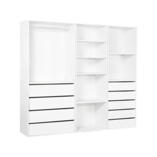 Camerino modular "Opera" - 3 unidades - Blanco