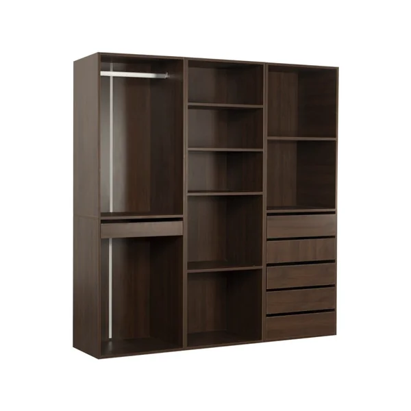 Camerino modular "Opera" - 3 unidades - Marrón