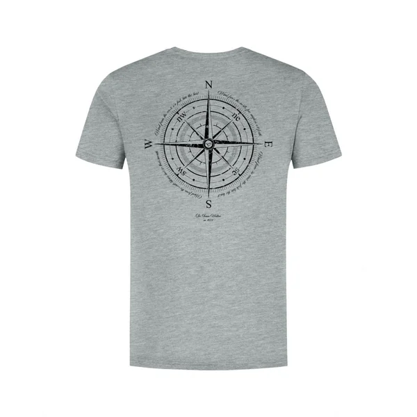 Camiseta Compass - Gris Jaspeado - Imagen 6