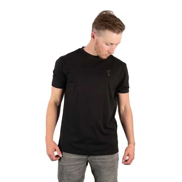 CAMISETA FOX NEGRA LOGO CAMO