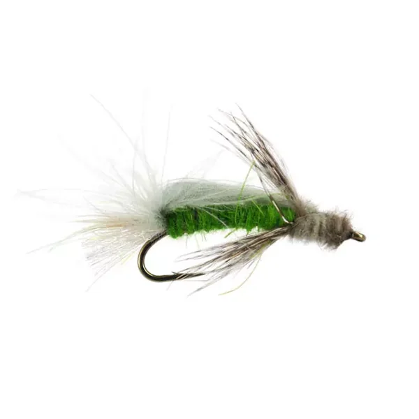 CDC Caddis Emerger - Green mosca seca
