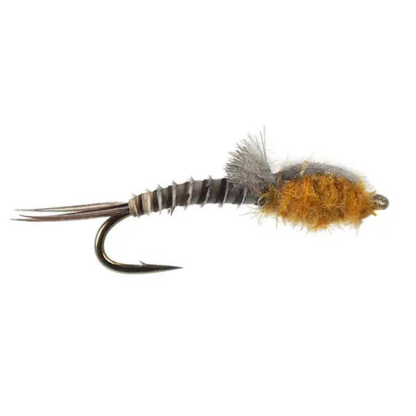 CDC Medium Surface Nimph - Tan Yellowish mosca seca