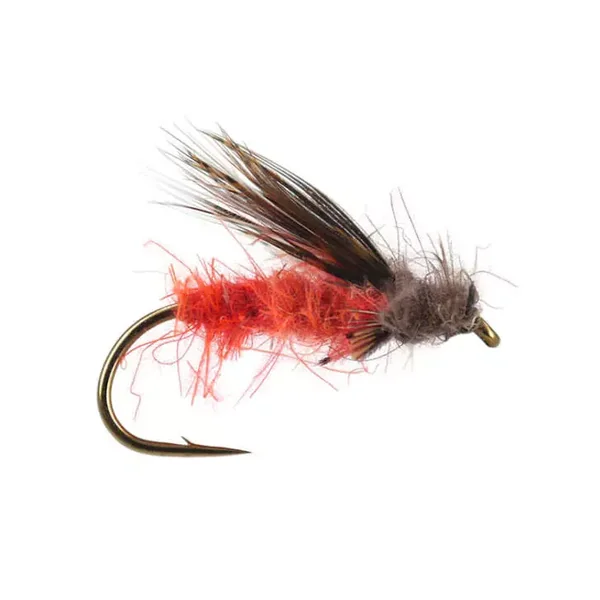 CDC Pupa Drifting - Orange mosca seca