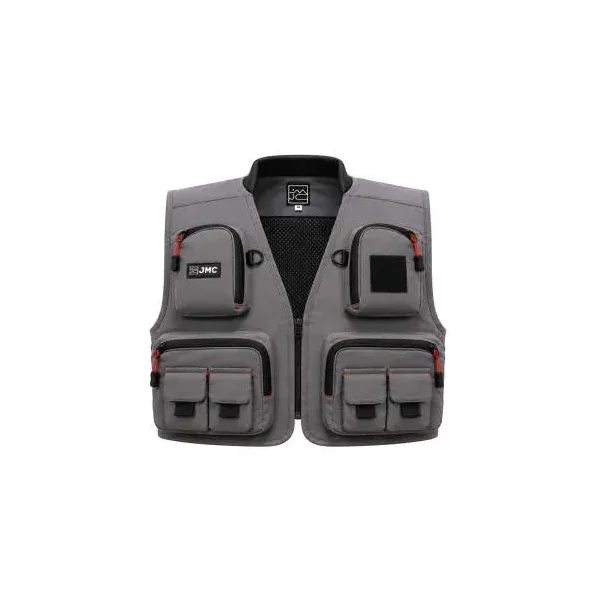 Chaleco pesca con mosca jmc DIPLOMAT V2 gris