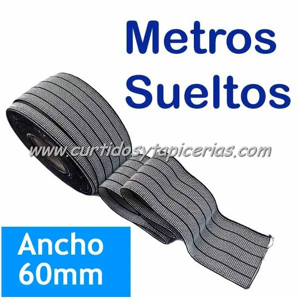 Cincha Elastica 60mm (Metros Sueltos)