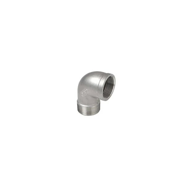 Codo 90º Macho Hembra Acero Inoxidable Aisi 316