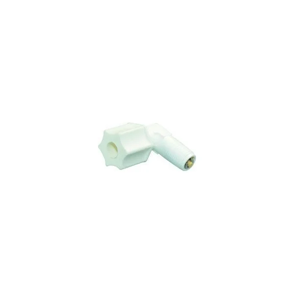 Codo ath con v/antirretorno 1/4" macho 1/8 con tuerca