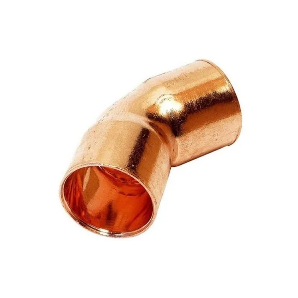 Codo cobre 45º hembra - hembra 12mm. - Imagen 2