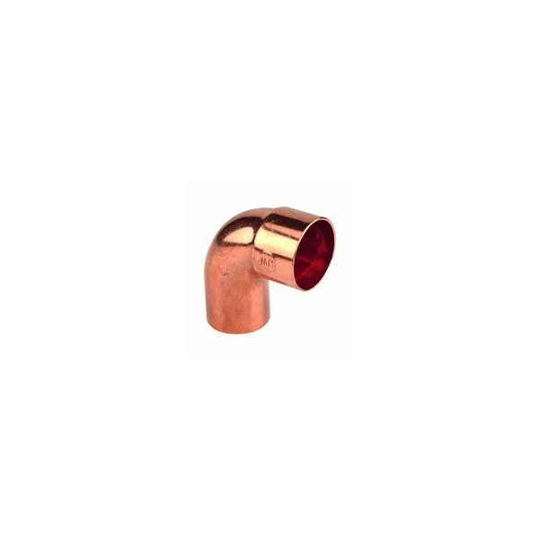 Codo cobre 90º macho - hembra 54mm.