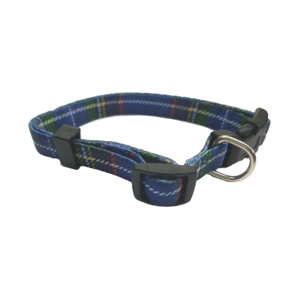 COLLAR NYLON 15 MM 25-35 CM ESCOCES ROJO **