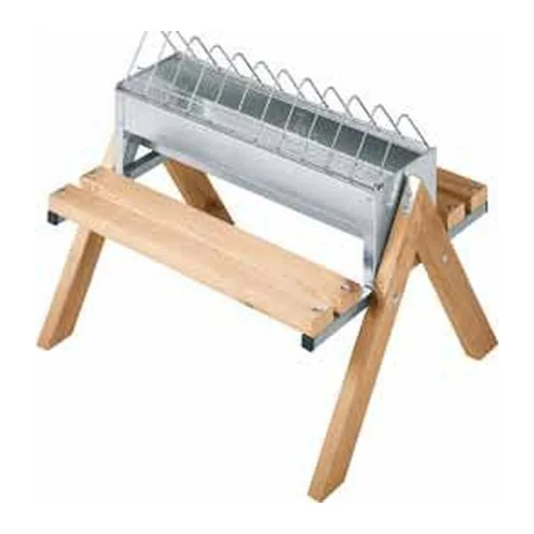 Comedero corral con patas para aves