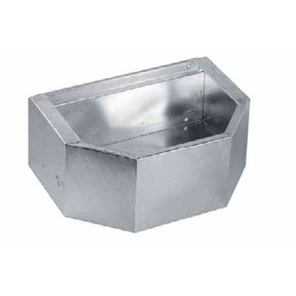 Comedero Frontal de chapa galvanizada para caballos