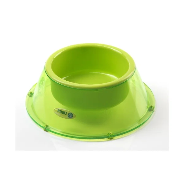 COMEDERO PAWS 600ml. VERDE ***