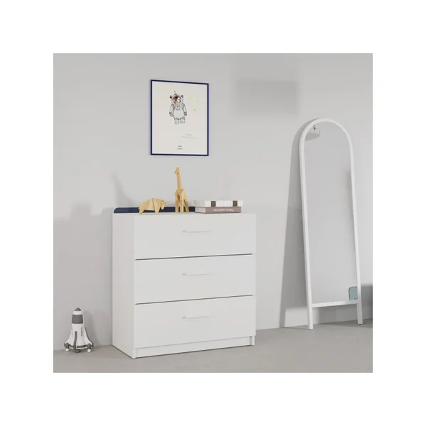 Commode pour enfant "Reverso" - Blanc mat - Imagen 2