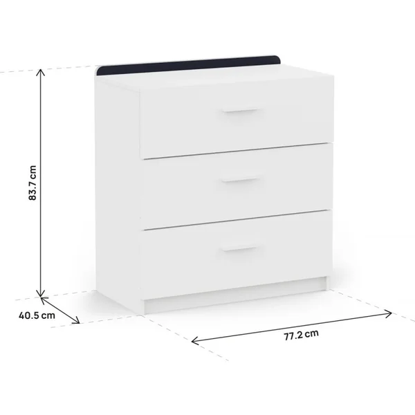 Commode pour enfant "Reverso" - Blanc mat - Imagen 4