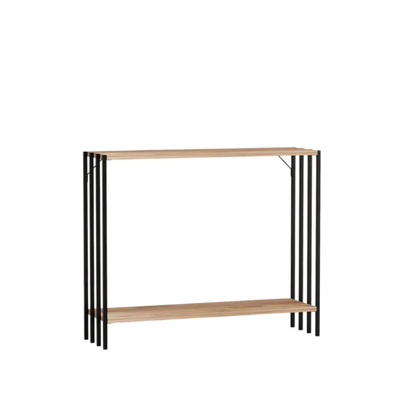 Console en bois "Verona" - 90 x 26 x 74 cm - Pin noir de l'Atlantique