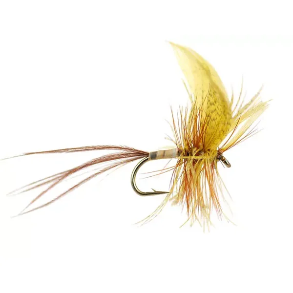 Cream Yellow Quill Mayfly mosca seca