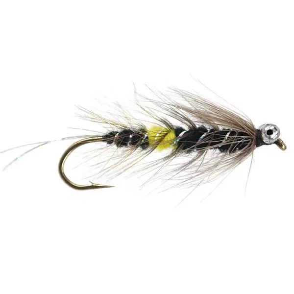 Danish Seducer Black Yellow Spot mosca trucha de mar