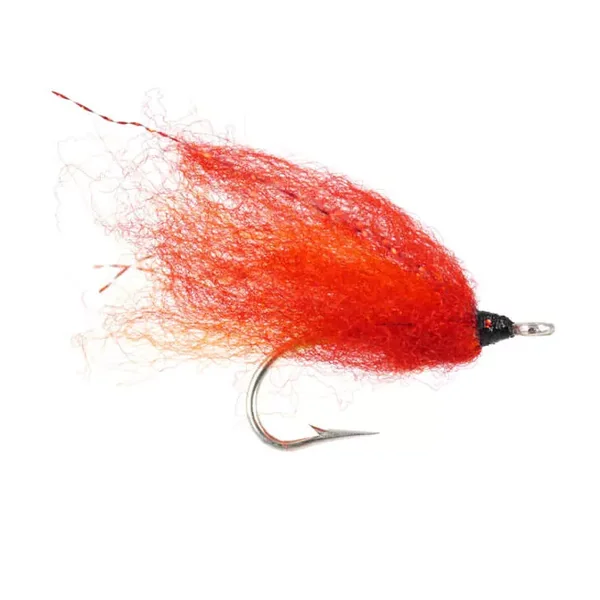 Double Layer Red And Orange mosca trucha de mar