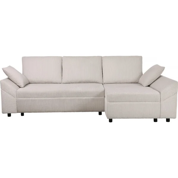 Ecksofa aus Cord "Vaugirard II" - 3-Sitzer - Beige