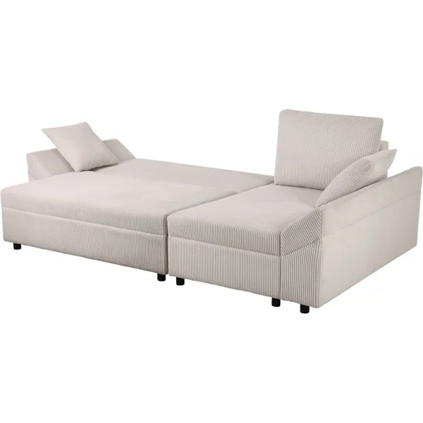 Ecksofa aus Cord "Vaugirard II" - 3-Sitzer - Beige - Imagen 3