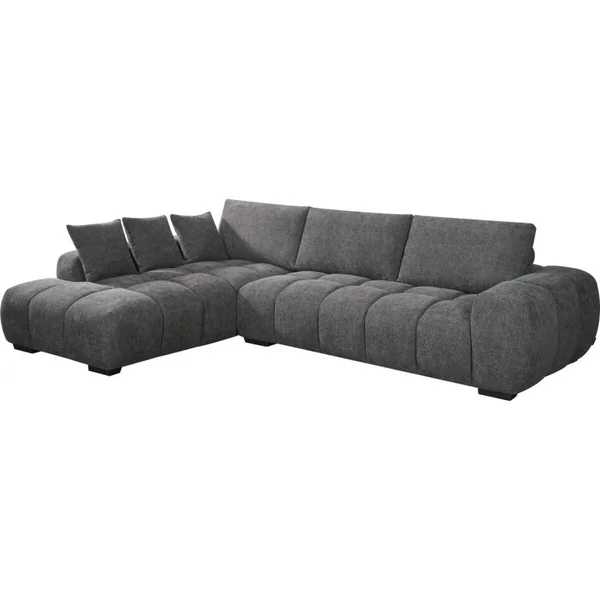 Ecksofa aus Stoff "Monceau" - 3-Sitzer - Grau